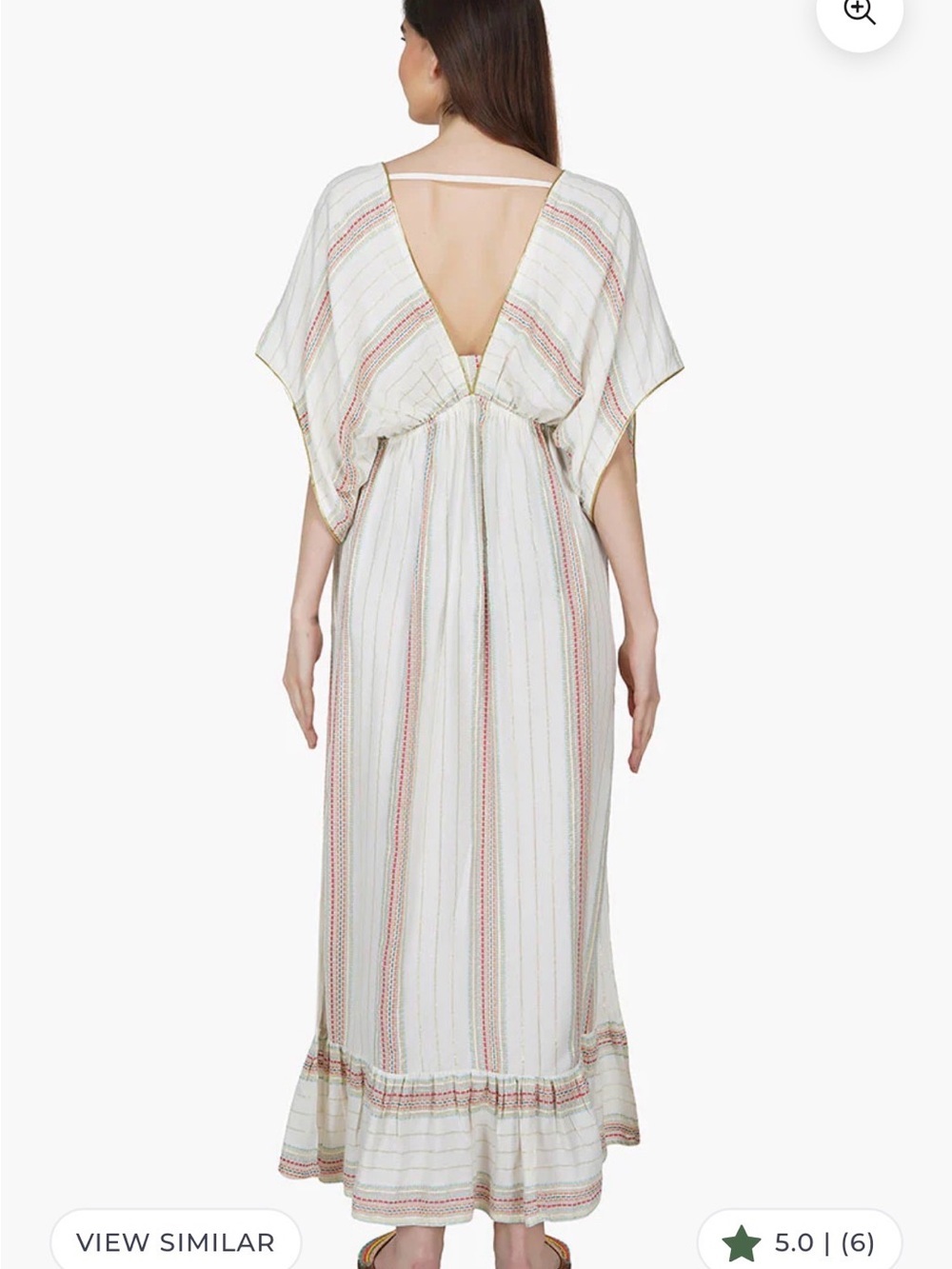 America & Beyond Aurora Rose Maxi Boho Dress - Picture 3 of 9